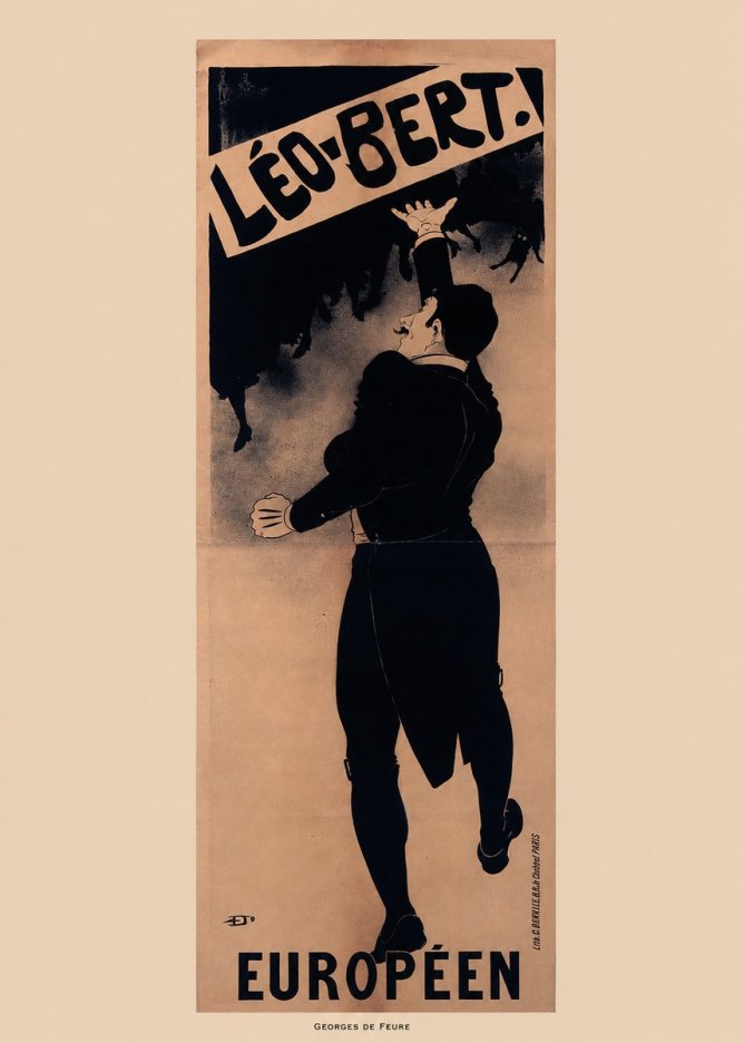Georges de Feure Léo-bert. Européen No6 - Poster