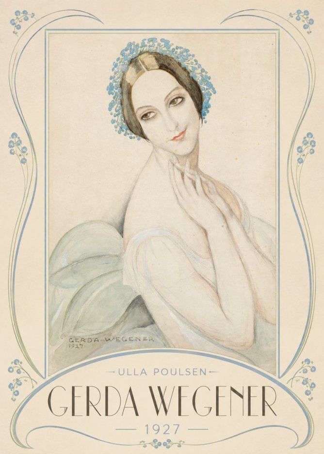 Gerda Wegener Ulla Poulsen No3 - Poster