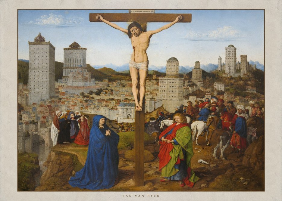 Jan van Eyck The Crucifixion No4 - Poster
