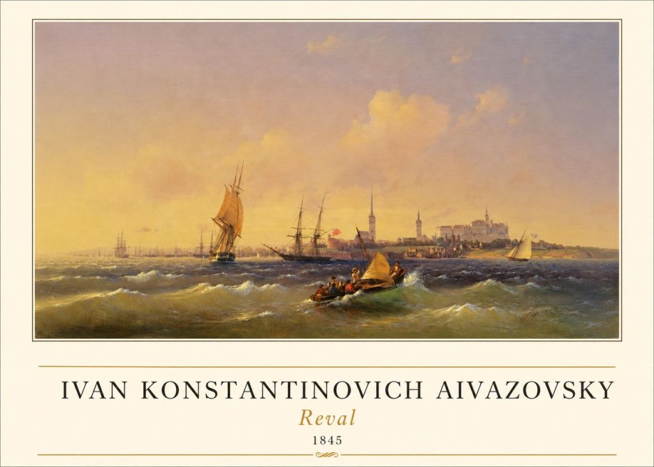 Ivan Konstantinovich Aivazovsky Reval No1 - Poster