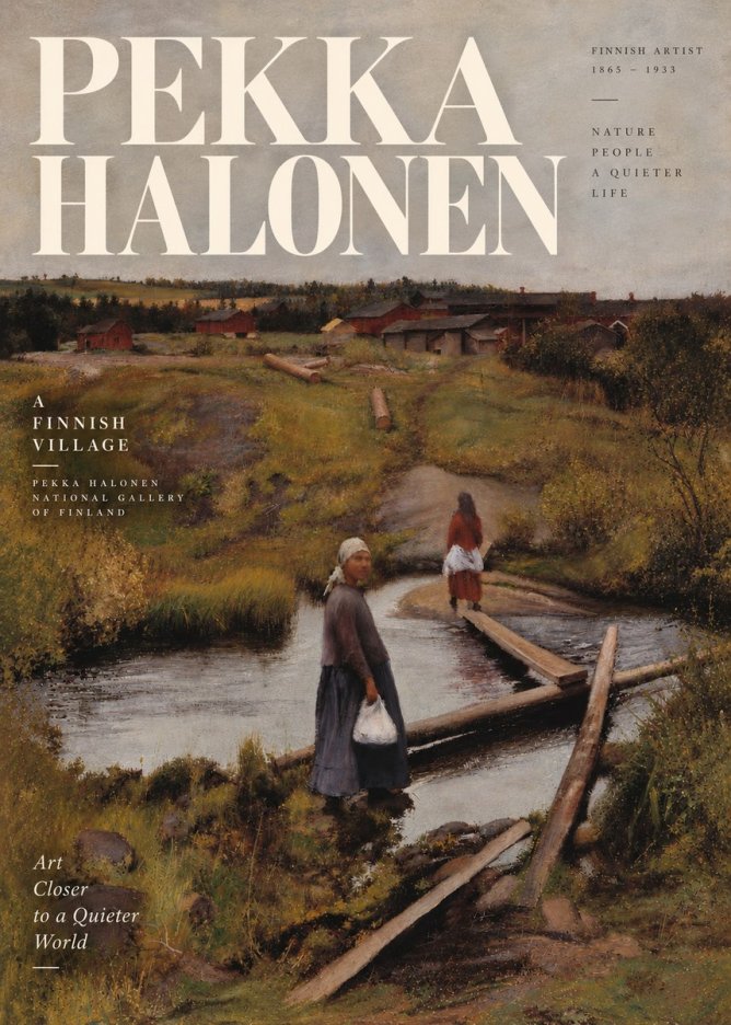 Pekka Halonen A Finnish Village No3 - Poster