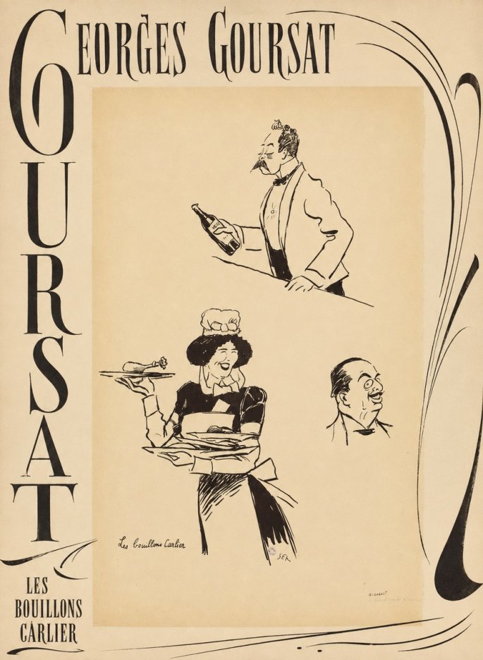 Georges Goursat Les Bouillons Carlier II No6 - Poster
