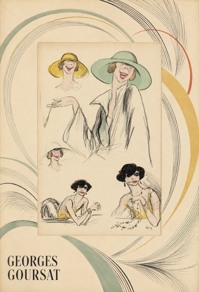 Georges Goursat Elegant Parisian Caricatures No4 - Poster