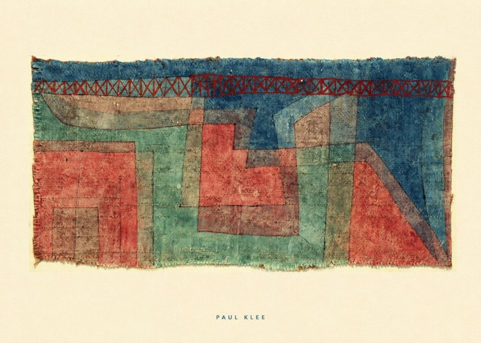 Paul Klee Textile Picture No6 - Poster