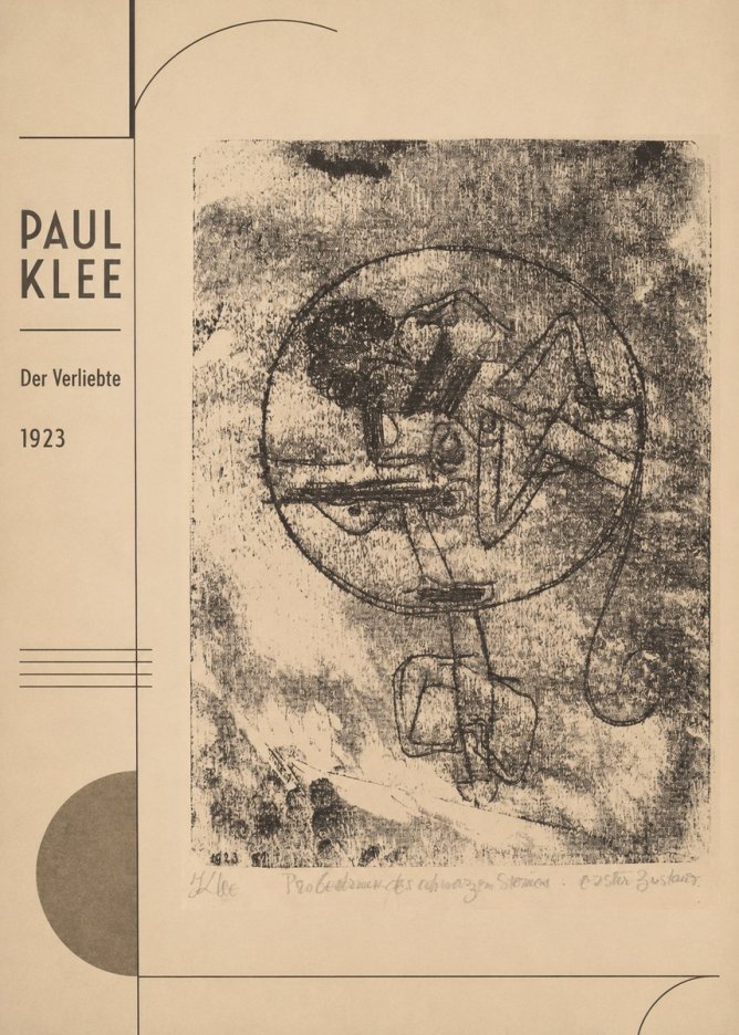 Paul Klee Der Verliebte III No2 - Poster