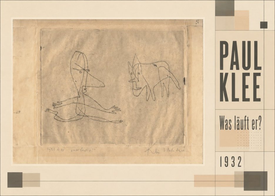 Paul Klee Was Läuft Er? No3 - Poster