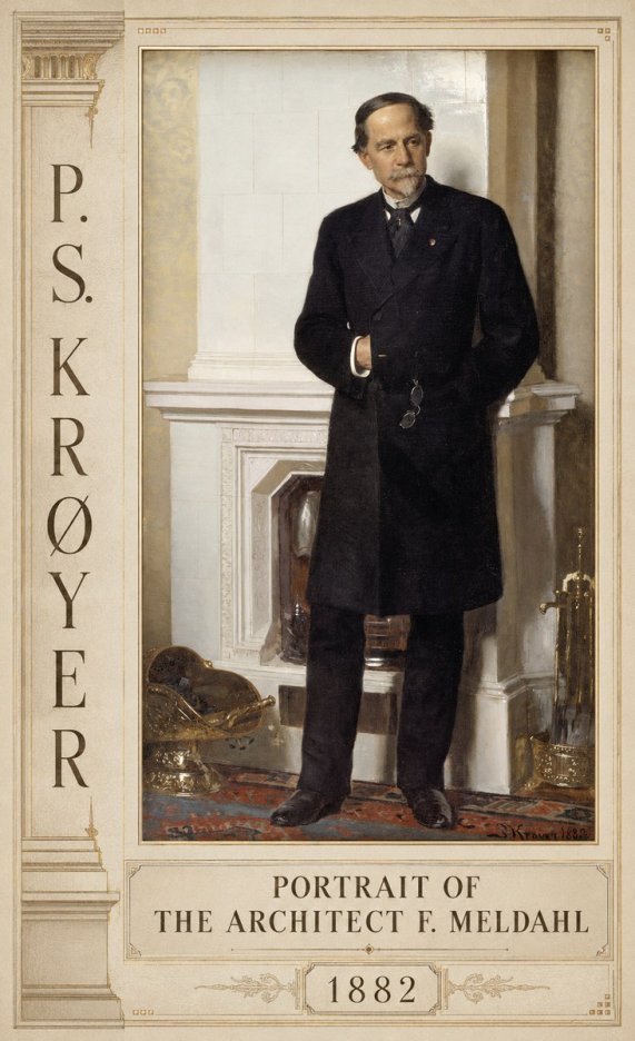 P.S. Krøyer Portrait of the Architect F. Meldalh No2 - Poster