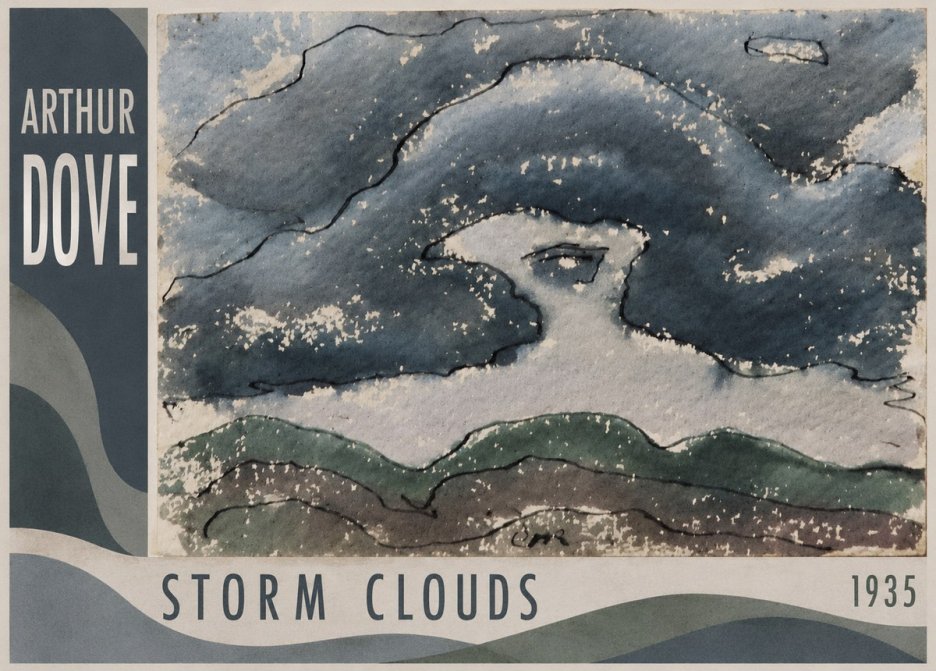 Arthur Dove Storm Clouds No2 - Poster