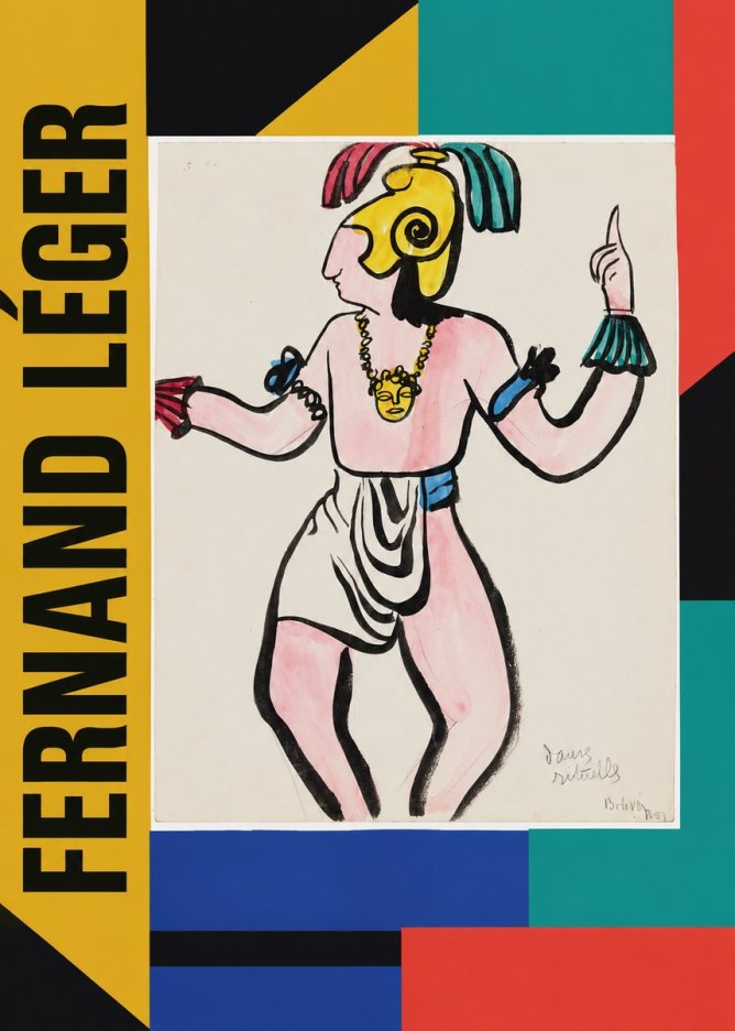 Fernand Léger Dans Rituelles No5 - Poster