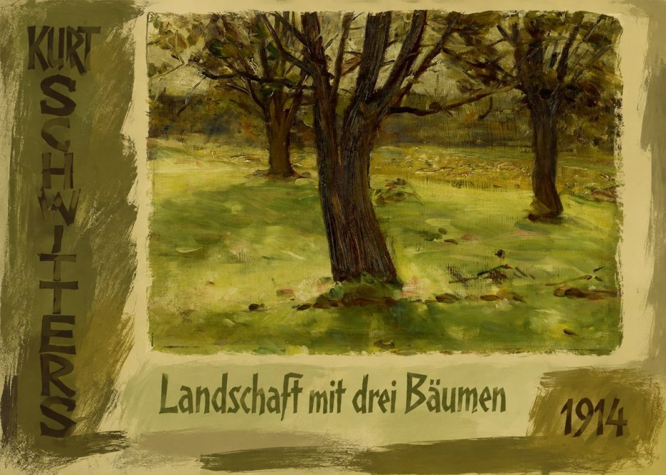 Kurt Schwitters Landschaft Mit Drei Bäumen No3 - Poster