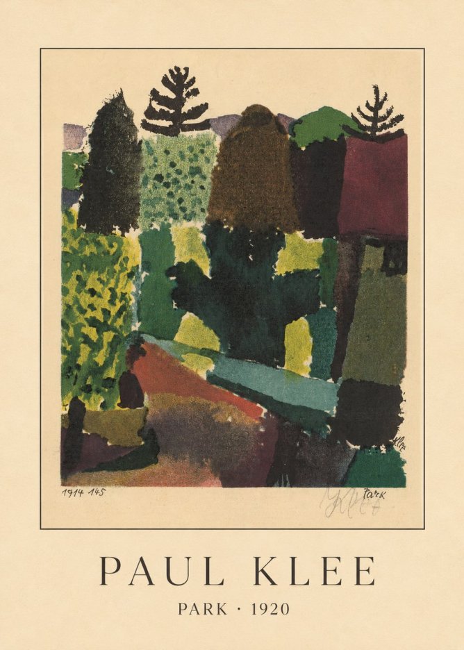 Paul Klee Park II No3 - Poster