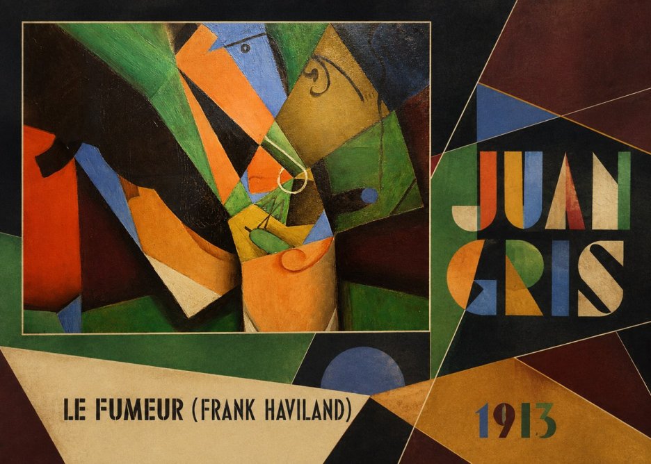 Juan Gris Le Fumeur (Frank Haviland) No4 - Poster