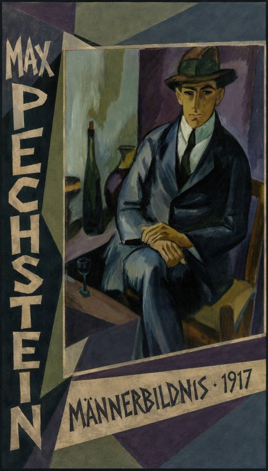 Max Pechstein Männerbildnis • 1917 No2 - Poster