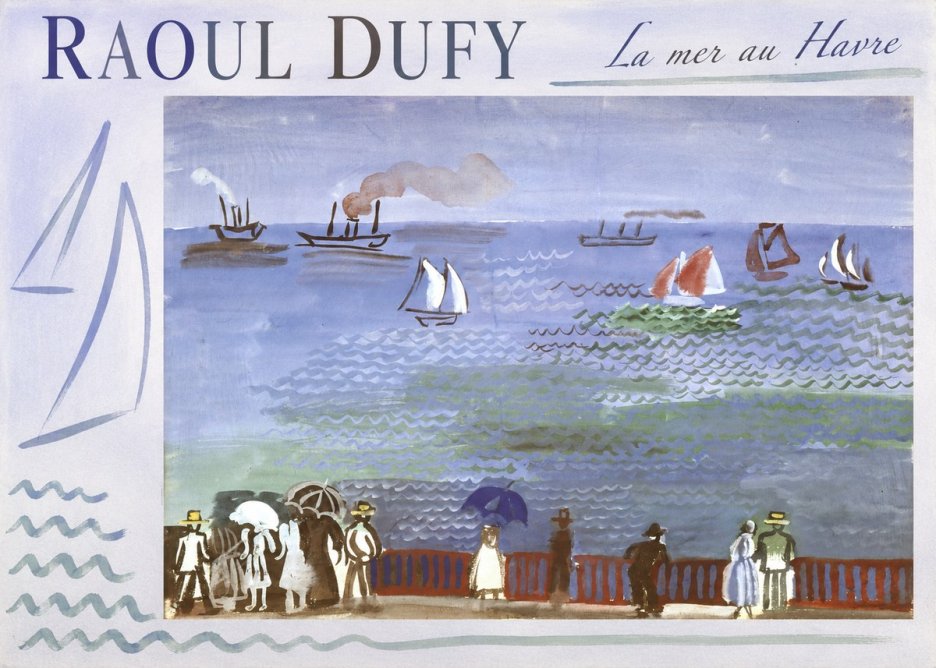 Raoul Dufy La Mer Au Havre No3 - Poster