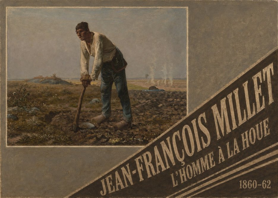 Jean-François Millet L'homme À La Houe No5 - Poster