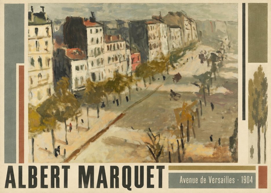 Albert Marquet Avenue De Versailles · 1904 No2 - Poster