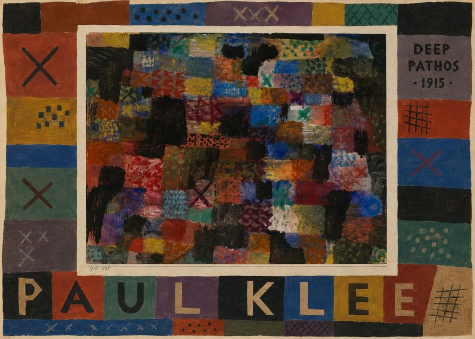 Paul Klee Deep Pathos No5 - Poster