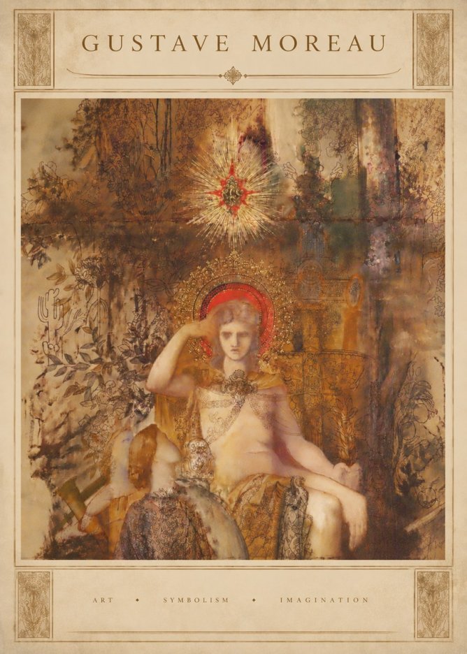 Gustave Moreau Jupiter and Semele III No6 - Poster
