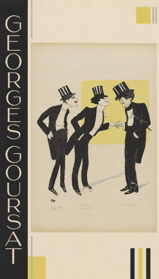 Georges Goursat Capiello, Fraxin De Crouset, Poul Hervieu No2 - Poster