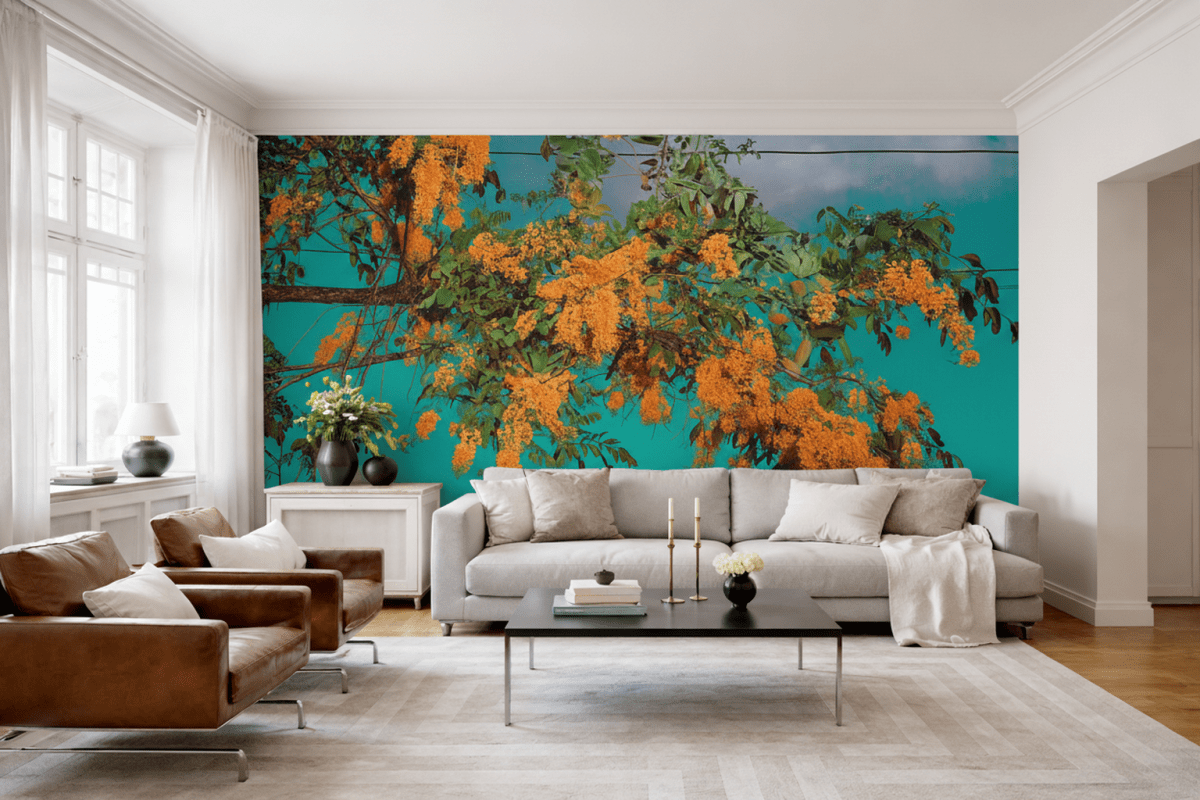 Sunlit Marigold Canopy