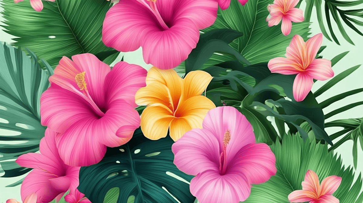 Tropical Floral Medley