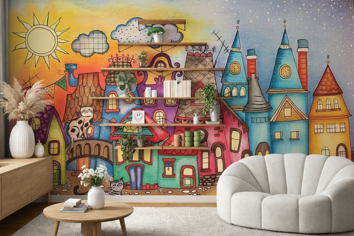 Whimsical Village Vista Ii