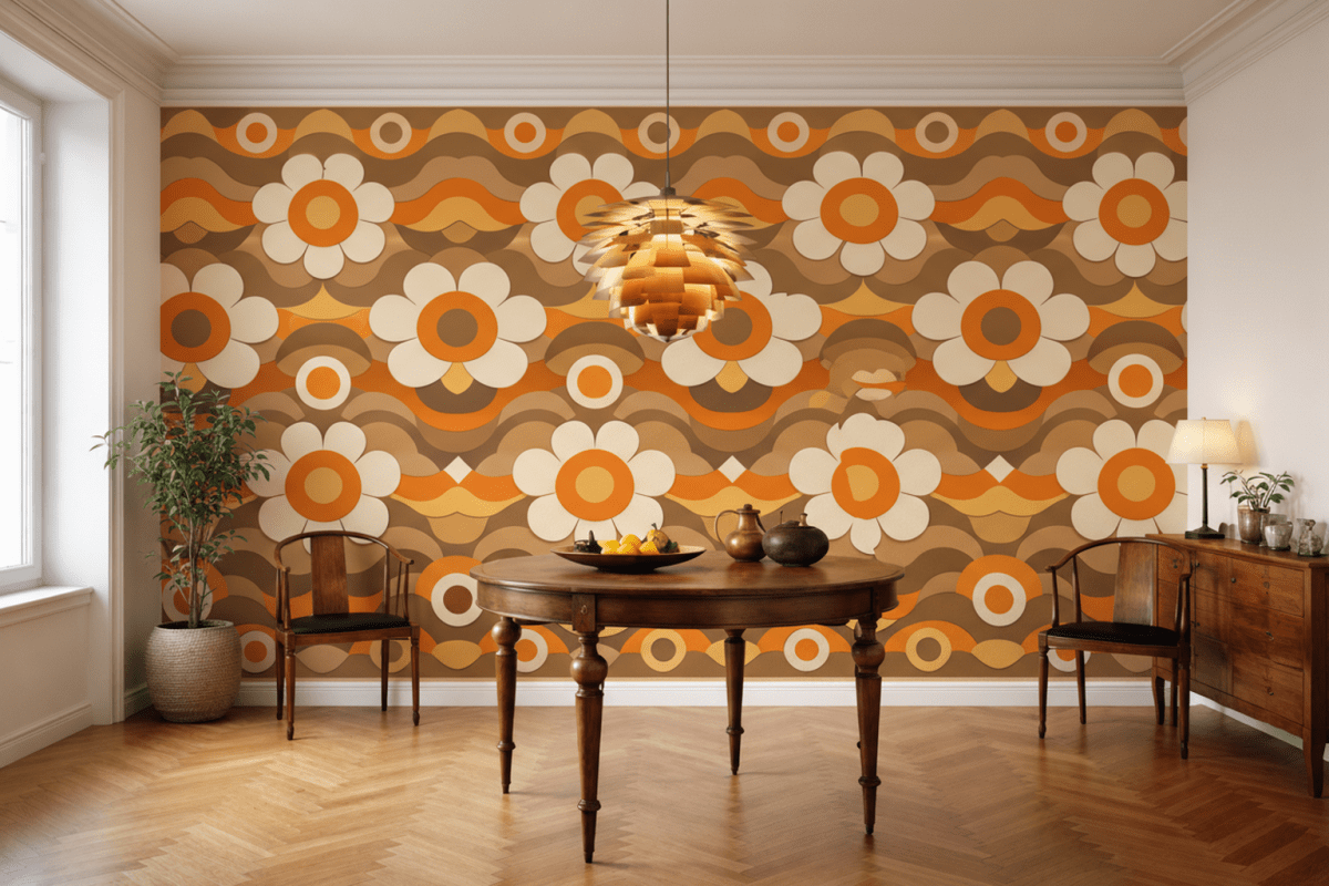 Wisped Floral Motif