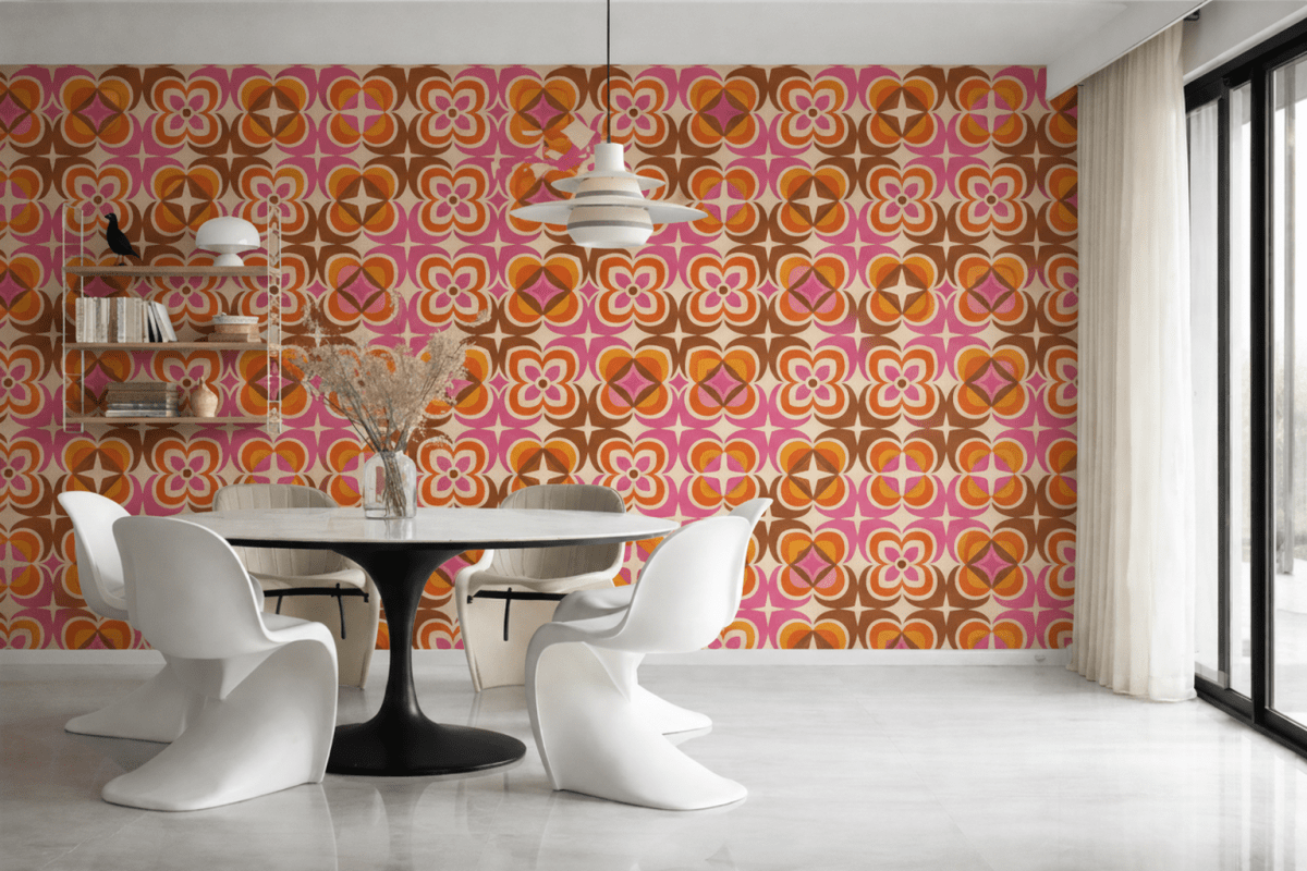Retro Floral Burst