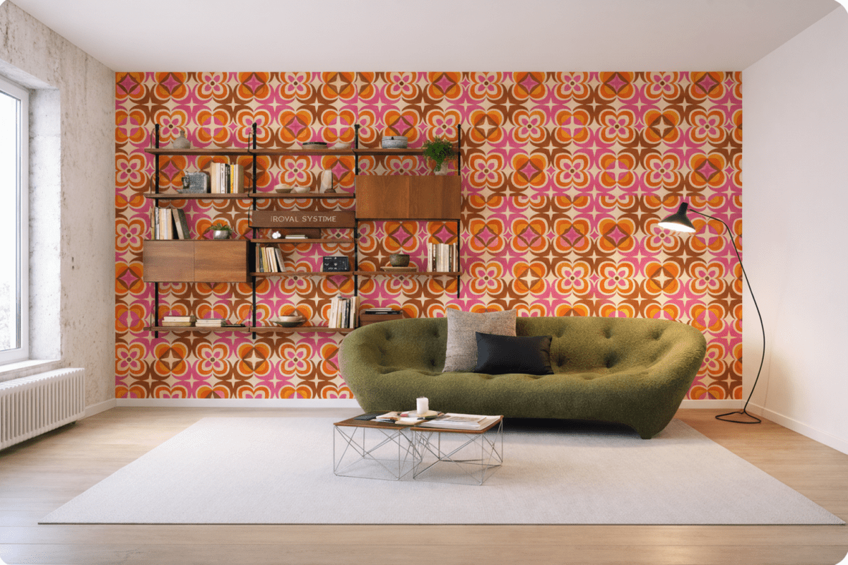 Retro Floral Burst