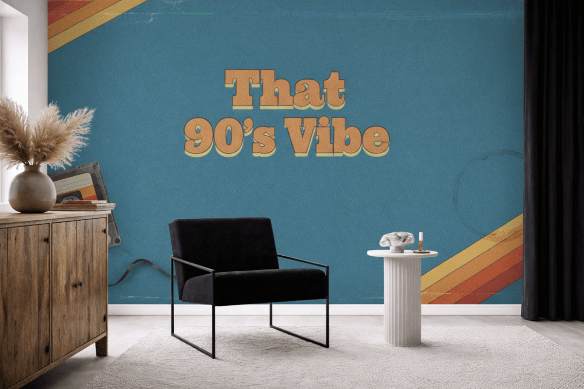 Vibrant Retro Tapestry
