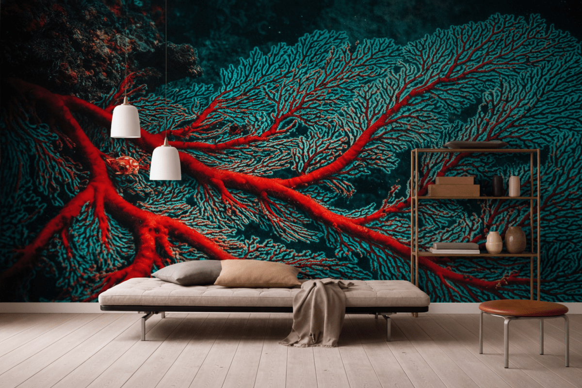 Aquatic Veins Mural