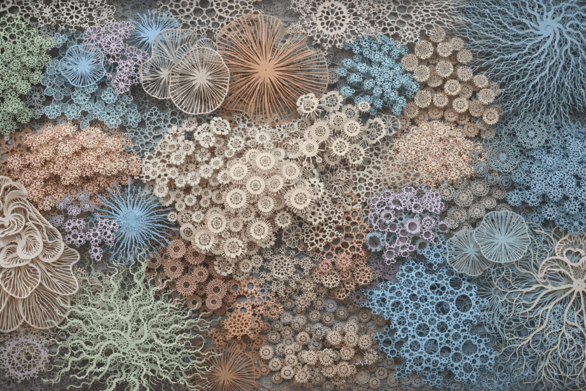 Coral Mosaic Fretwork