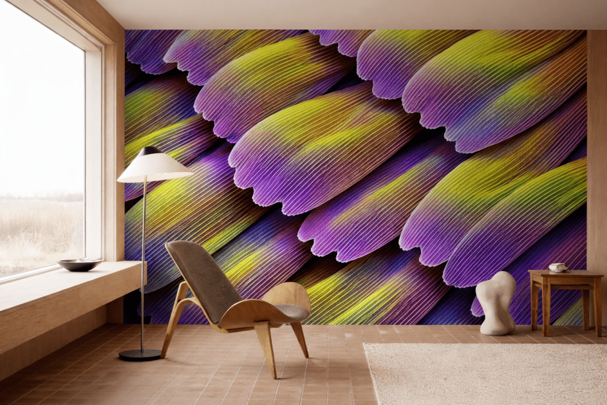 Quartz Feather Mosaic