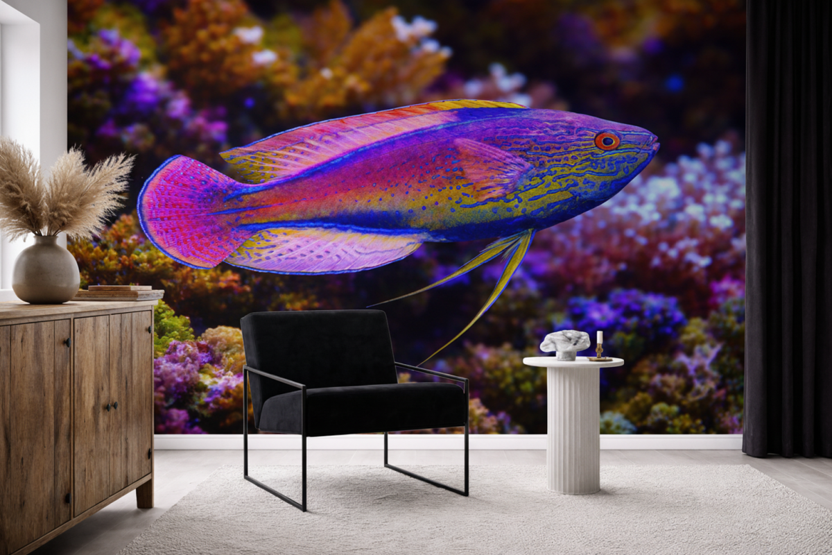 Iridescent Marine Mural