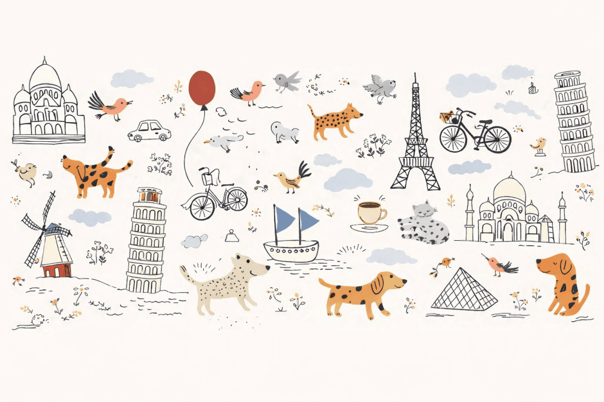 Cartoonish Cityscape