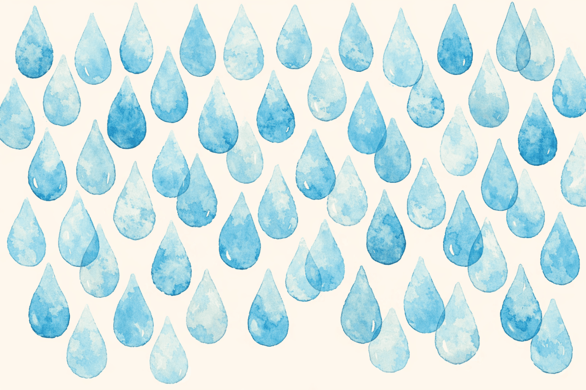 Indigo Raindrops