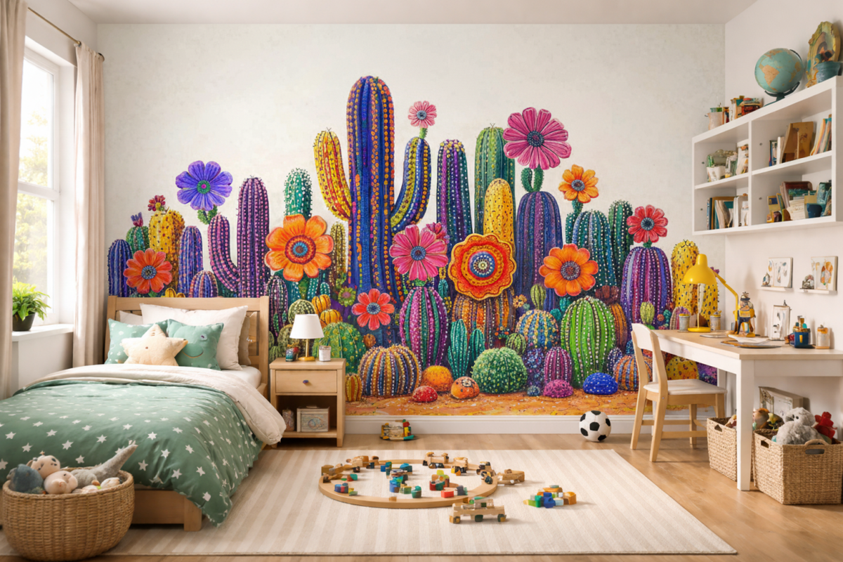 Vibrant Cactus Oasis