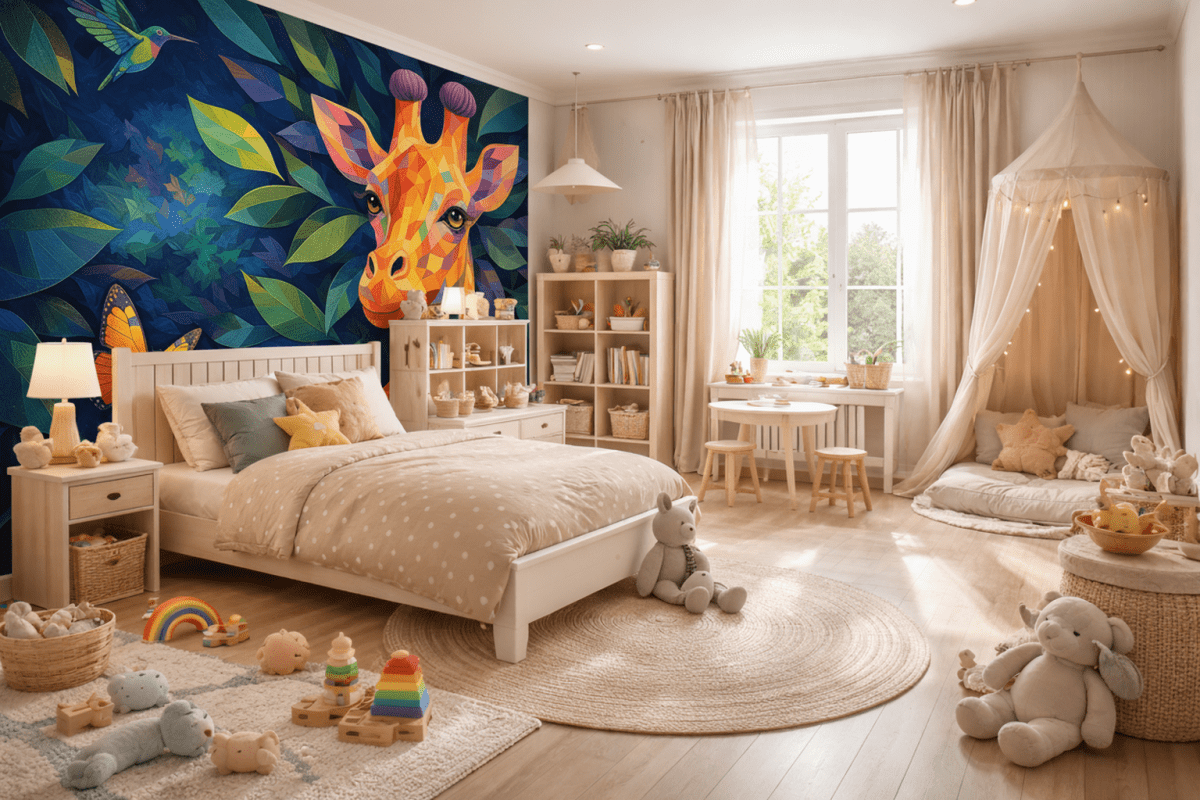 Giraffe Mosaic Encounter