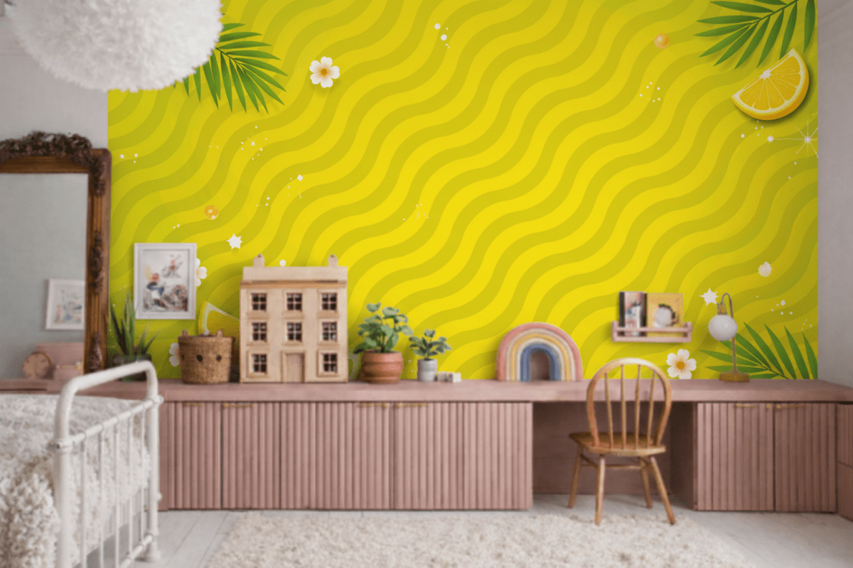 Luminous Citrus Wave