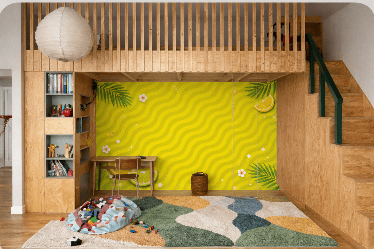 Luminous Citrus Wave