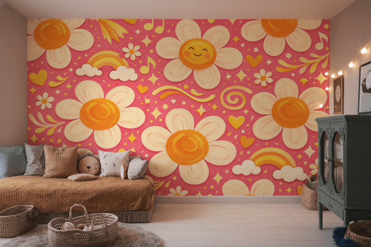 Sunny Blossom Mural