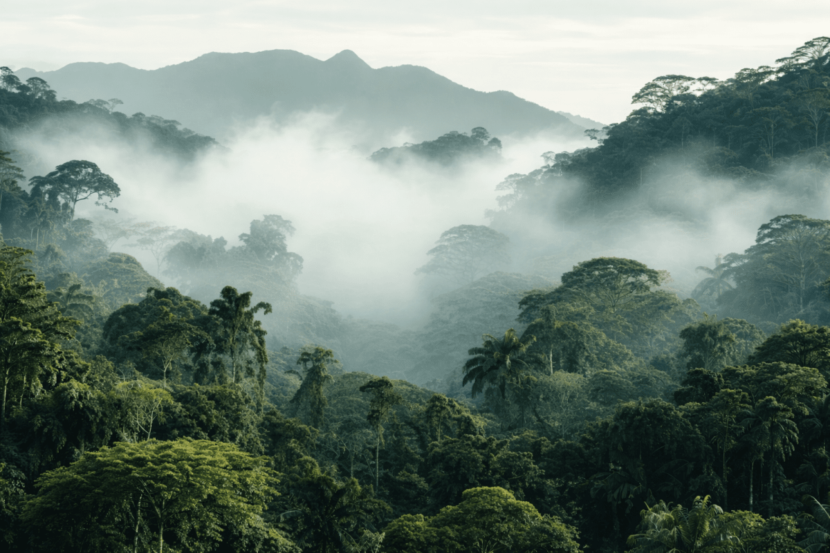 Mist Covered Highlands