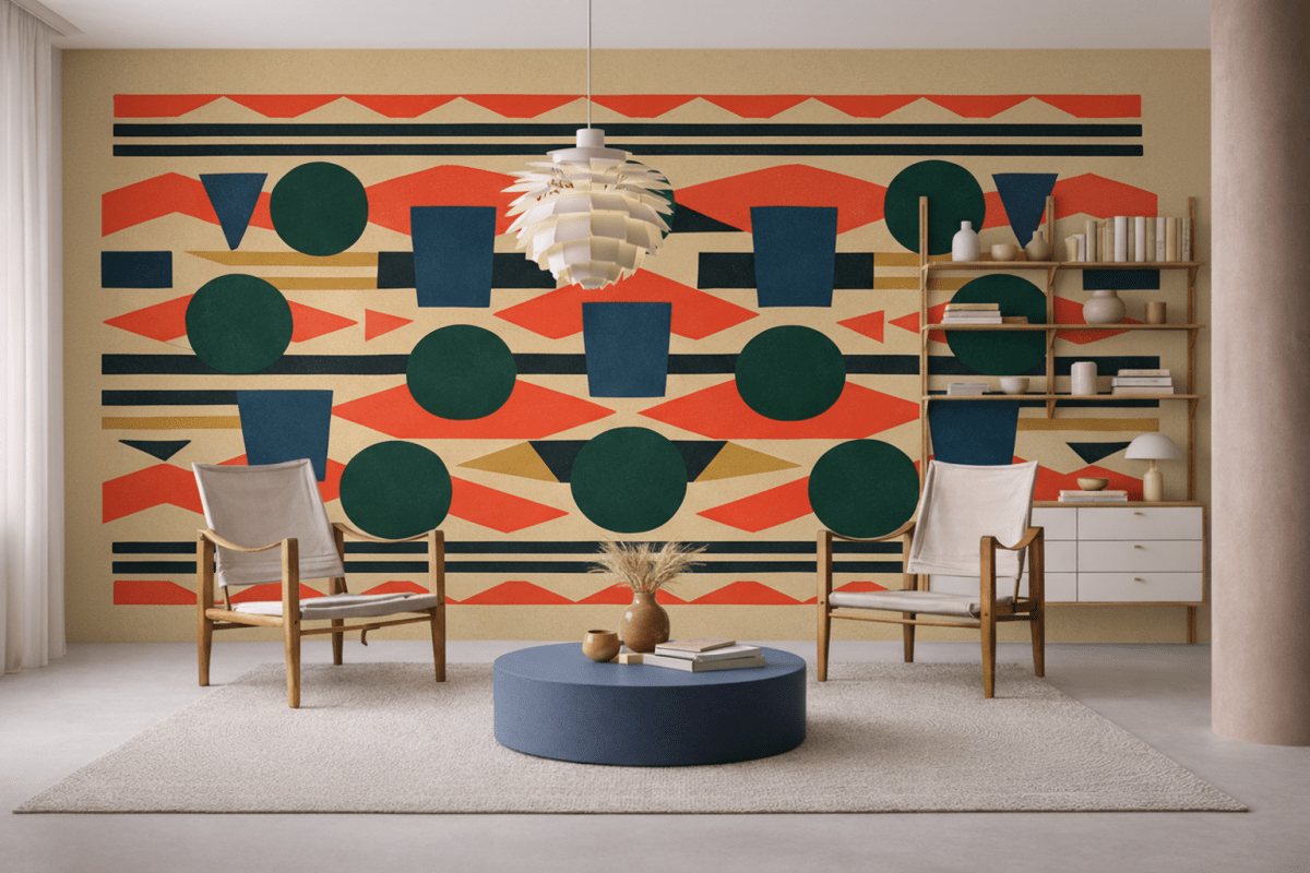 Ember Mosaic Canvas