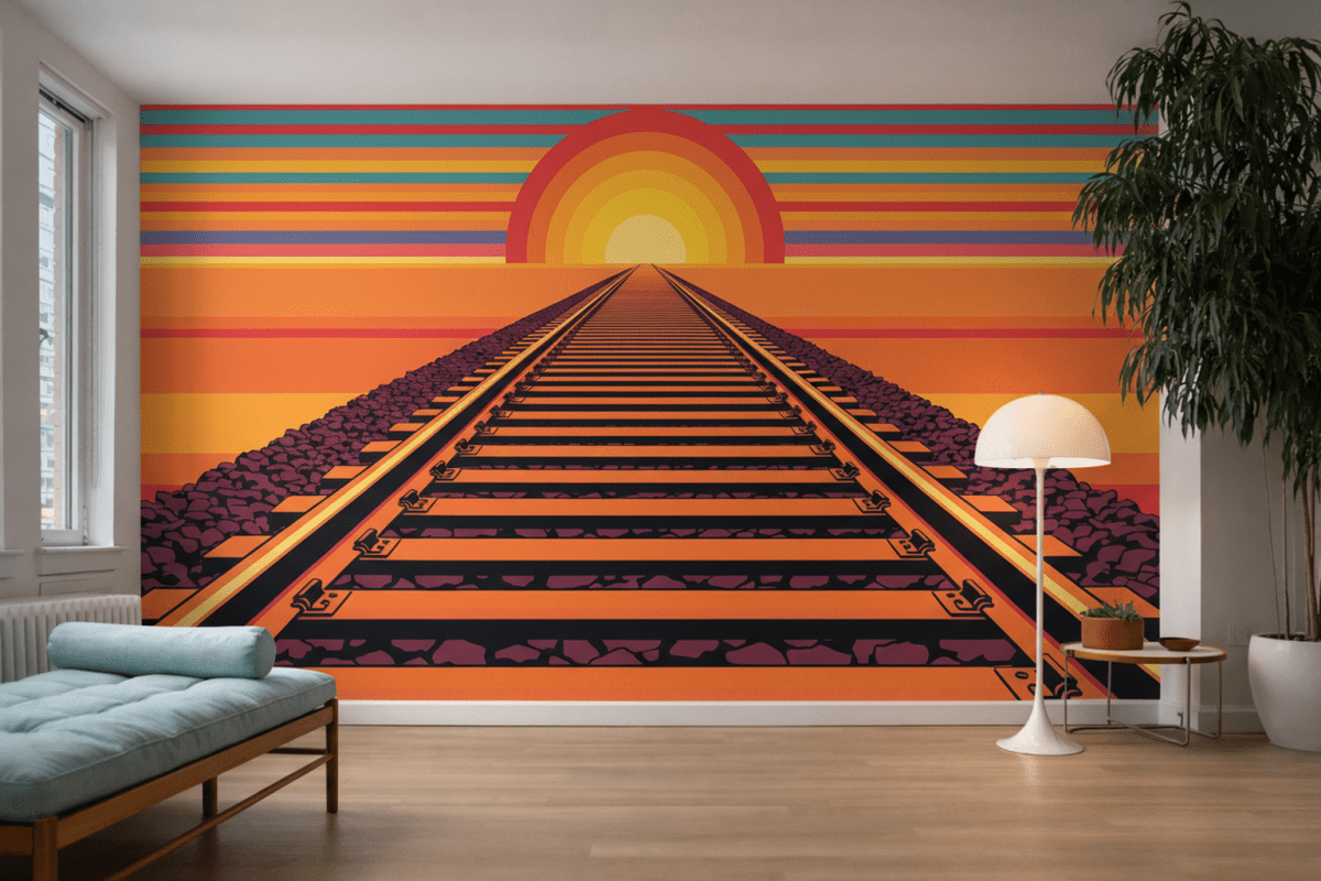 Golden Railway Vista