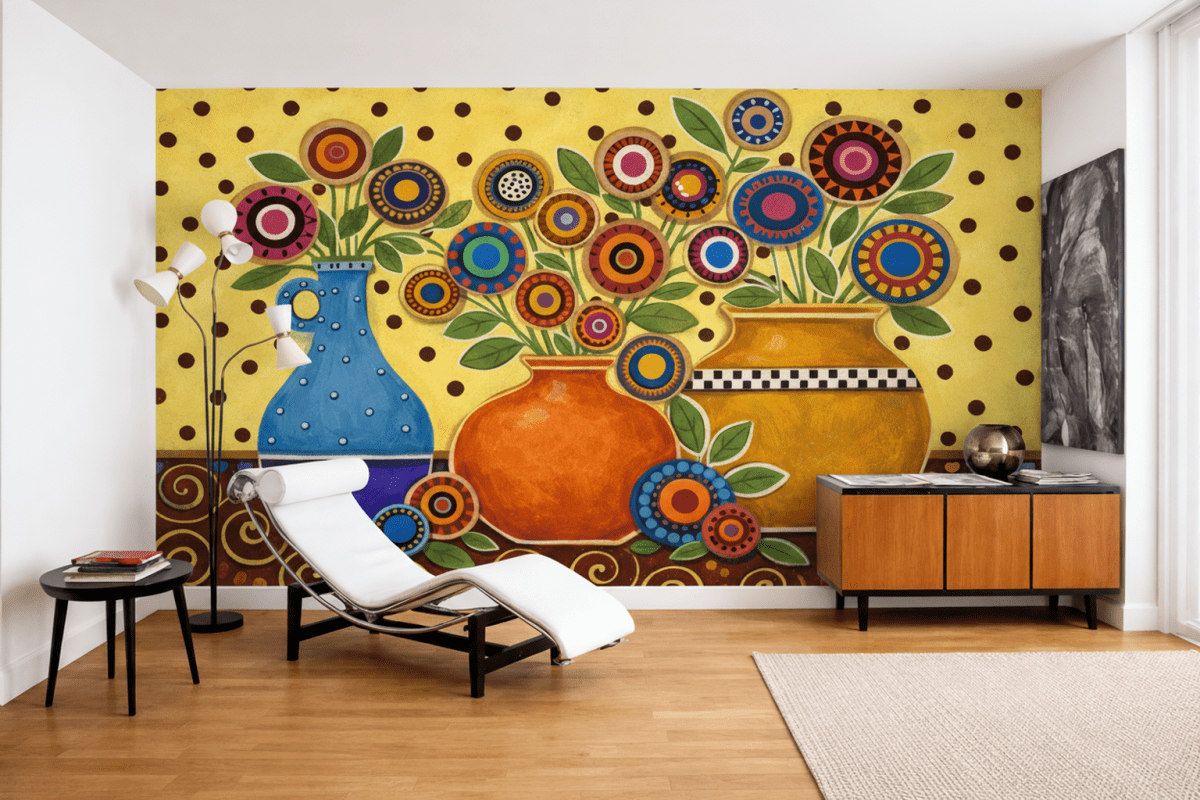 Vibrant Ceramic Flora