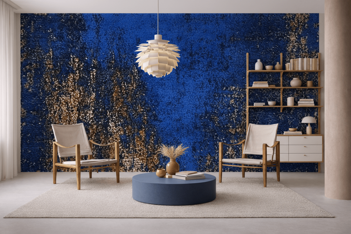 Gilded Sapphire Tapestry