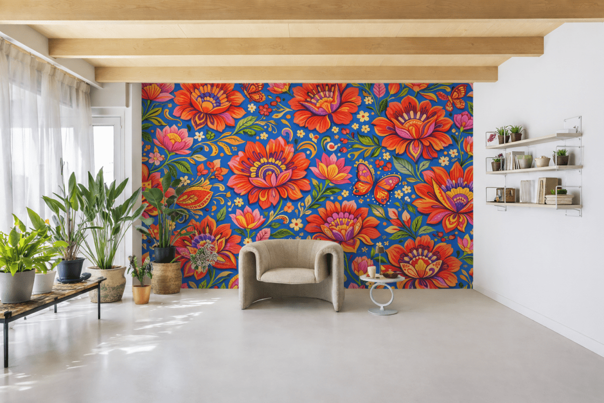 Vibrant Flora Canvas