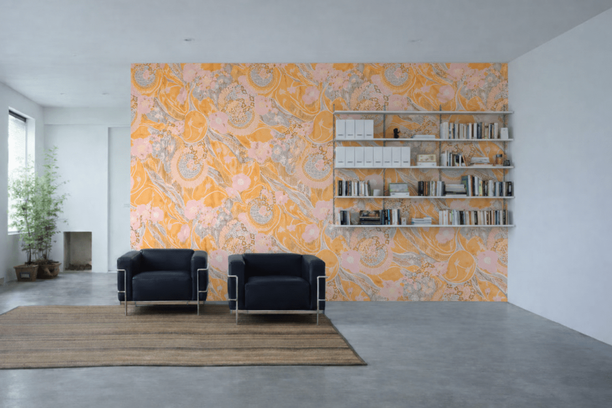 Saffron Celestial Veil