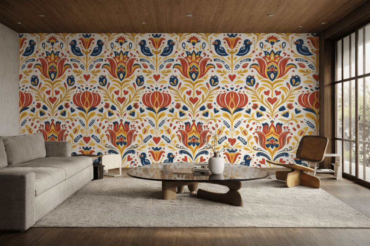 Whimsical Aviary Tapestry