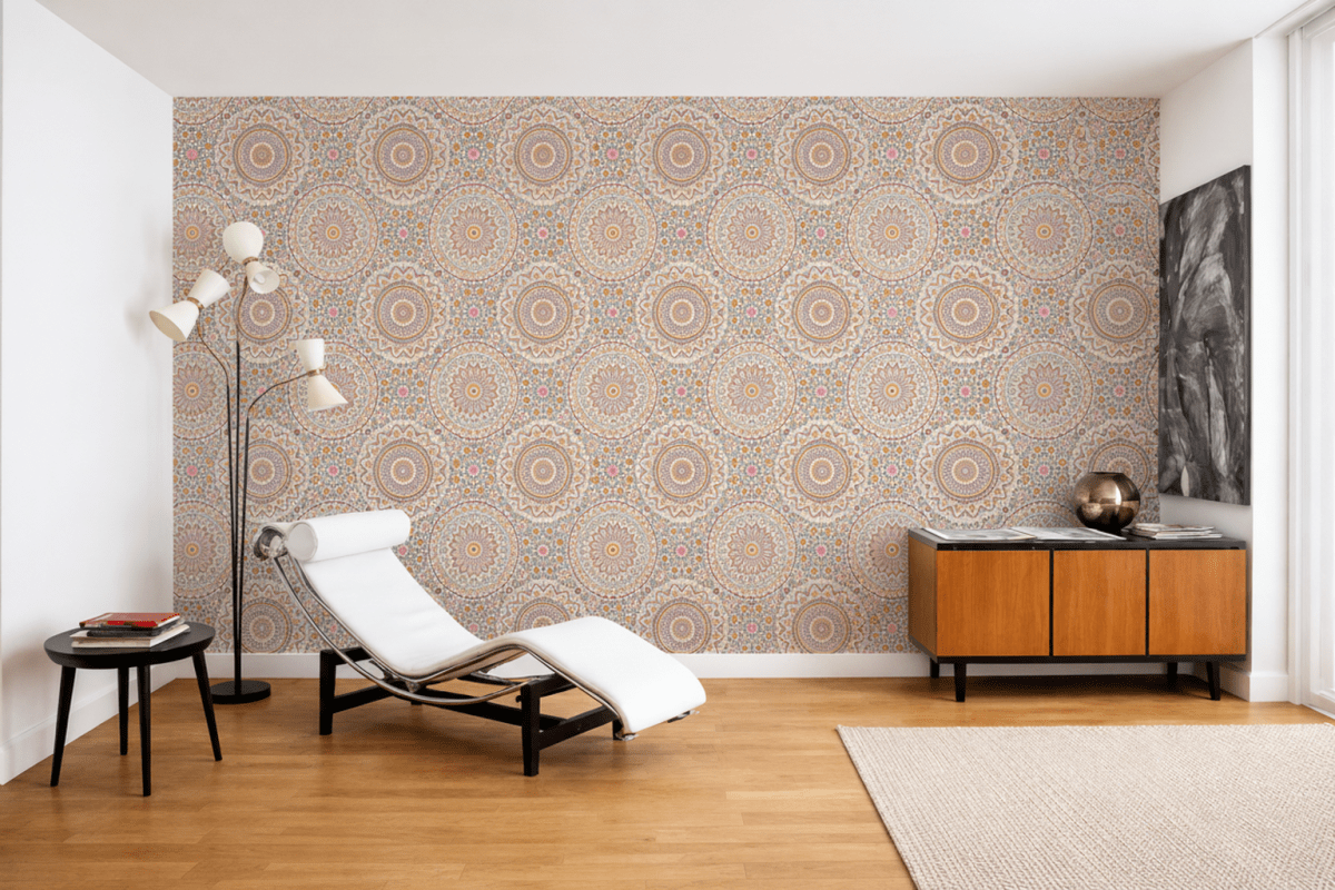 Radiant Medallion Tapestry